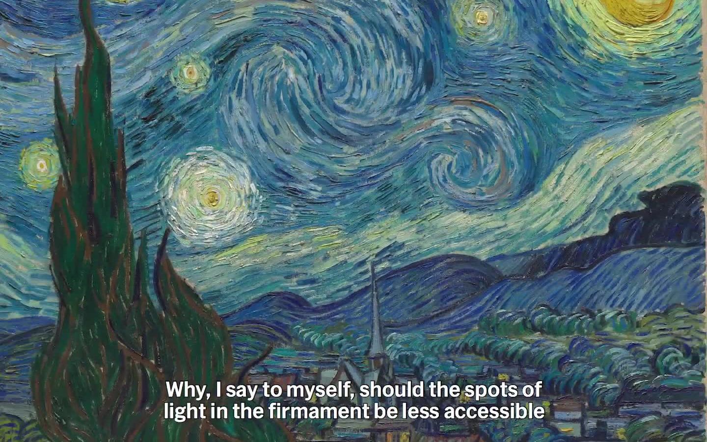 [图]【双语字幕】虚拟展览预告，文森特梵高星夜，Introducing Virtual Views_ Vincent van Gogh's Starry Night