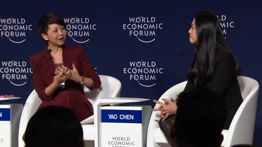 [图]2016年达沃斯经济论坛 对话姚晨 Davos 2016 - An Insight, An Idea with Yao Chen