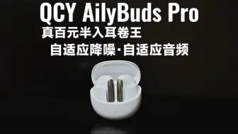 Descargar video: 不吹不黑！这可能是2024年最有性价比的半入耳降噪耳机-QCY AilyBuds Pro