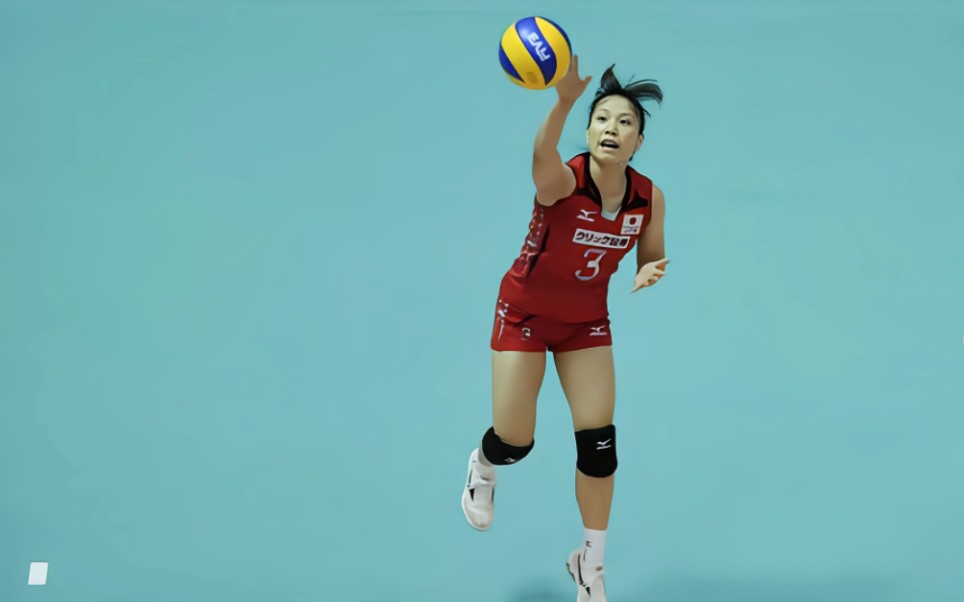 日本女排顶级二传手竹下佳江,个人精彩传球集锦.