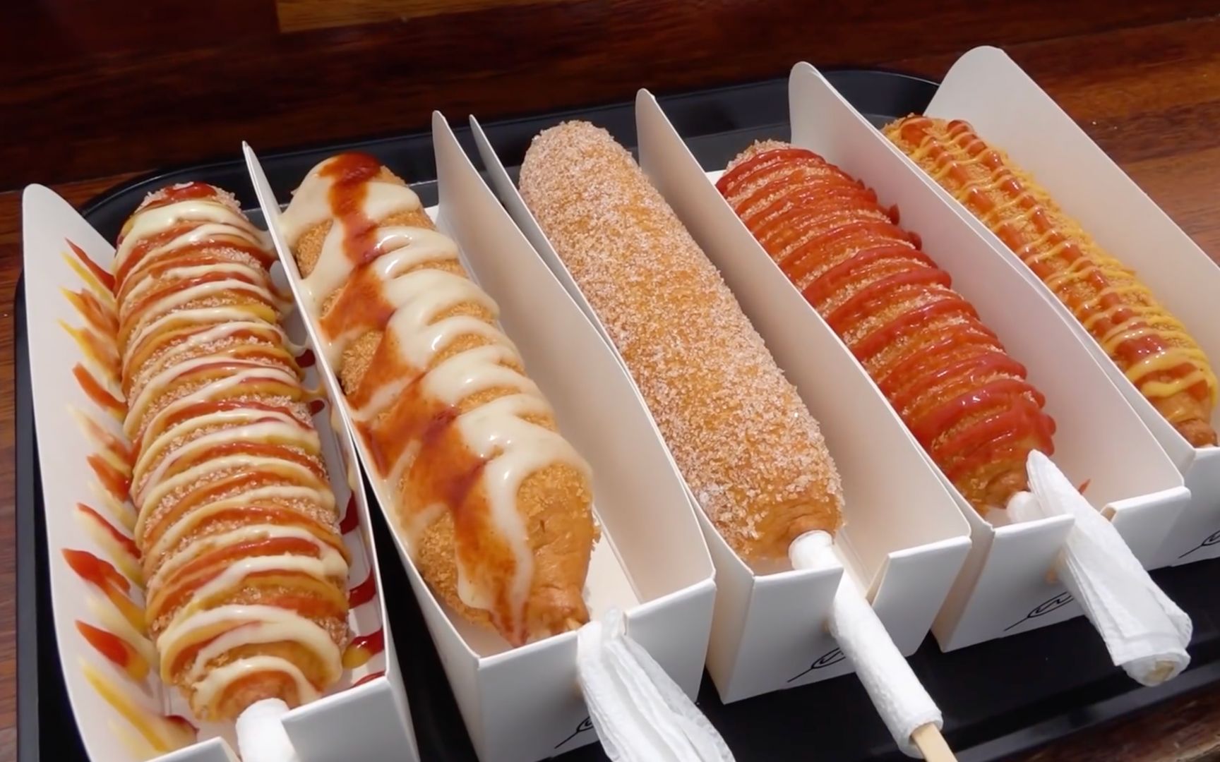 【韩国美食】马格里拉奶酪芝士热狗