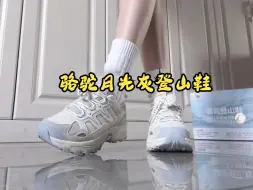 Video herunterladen: 好好看！骆驼月光灰登山鞋没让我白等！！