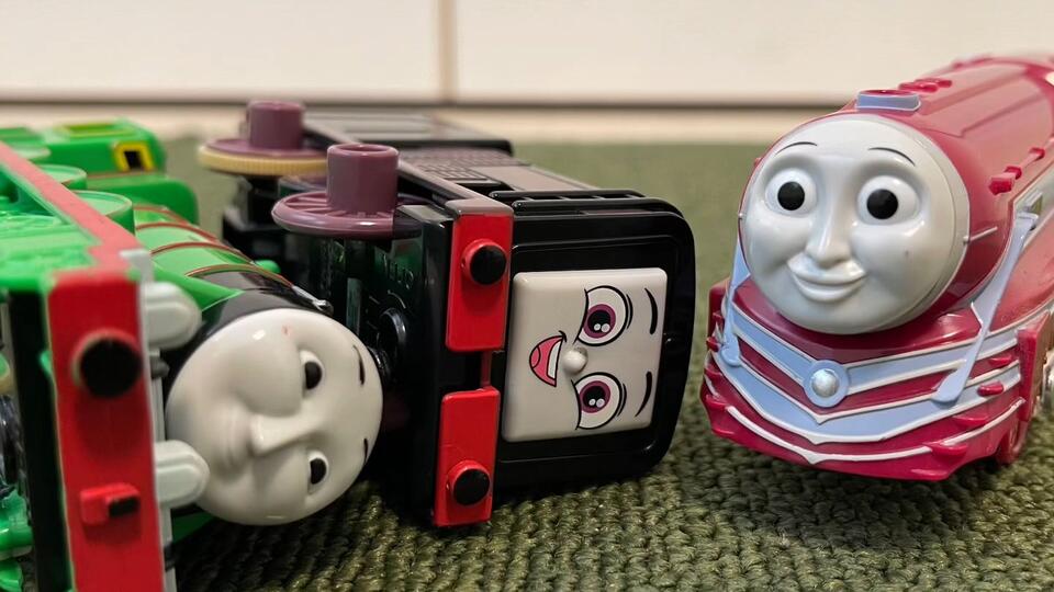 新品 匿名発送 モンキーマニア トーマス トラックマスター プラレール 