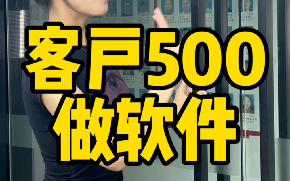 客户500预算做软件哔哩哔哩bilibili