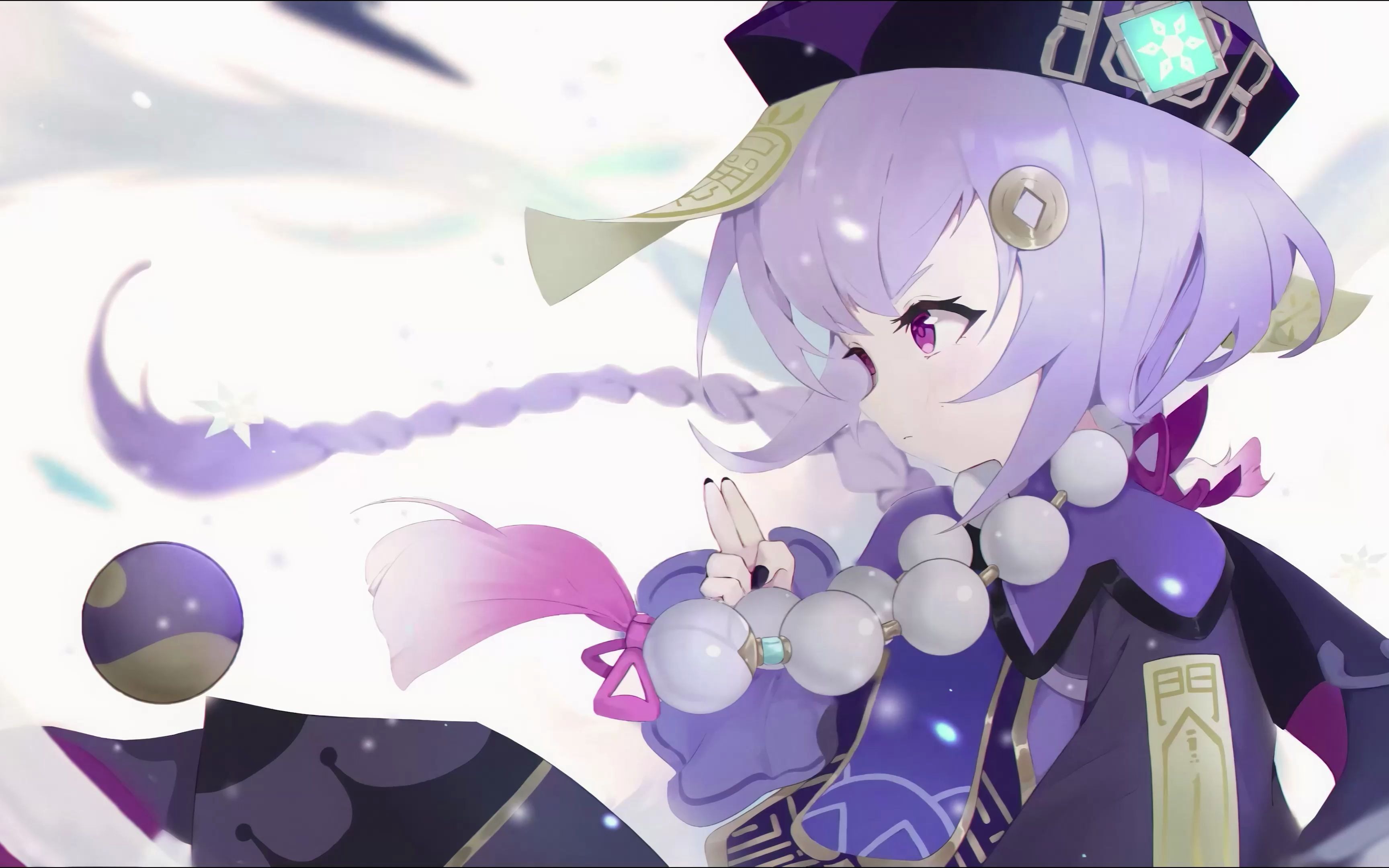 【4k动态壁纸】原神 七七 4k60fps 重制版