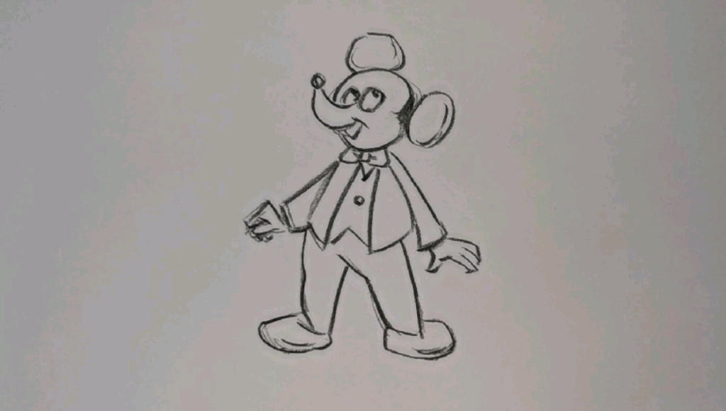 【卡通画】拟人化老鼠的画法
