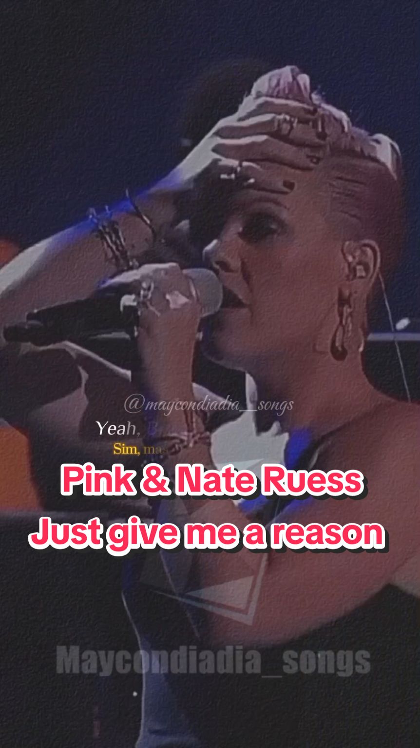 pink & nate ruess "只要给我一个理由2012"