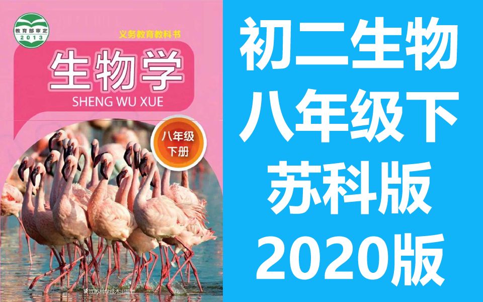 初二生物八年级生物下册 苏科版 初中八年级生物8年级生物下册 江苏省生物下册八年级 苏教版哔哩哔哩bilibili