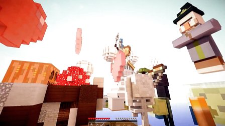 [图]❤我的世界❤Minecraft《粉字菌的单人生存 动物空岛前传③》