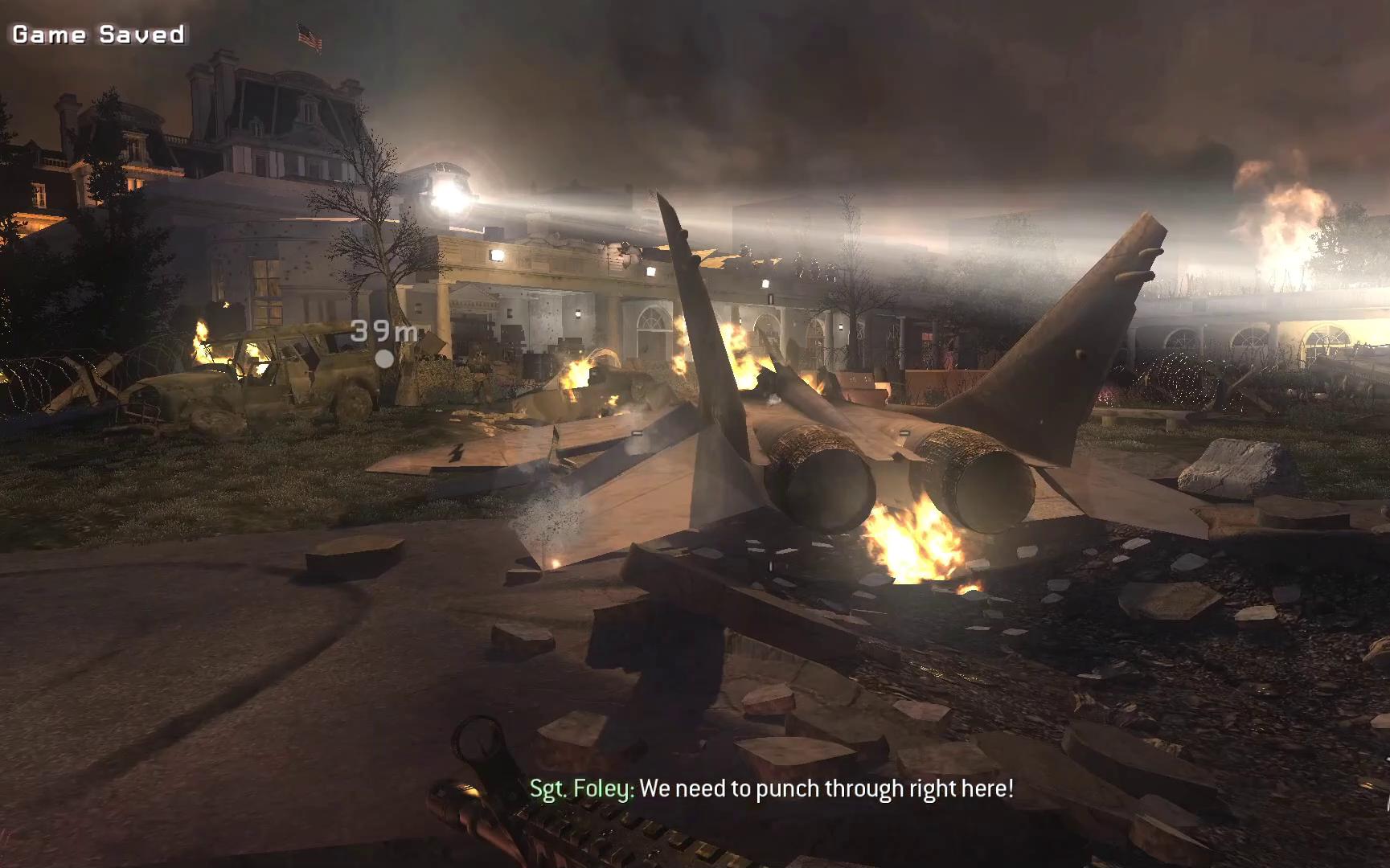 使命召唤6 战役 第三幕 白宫