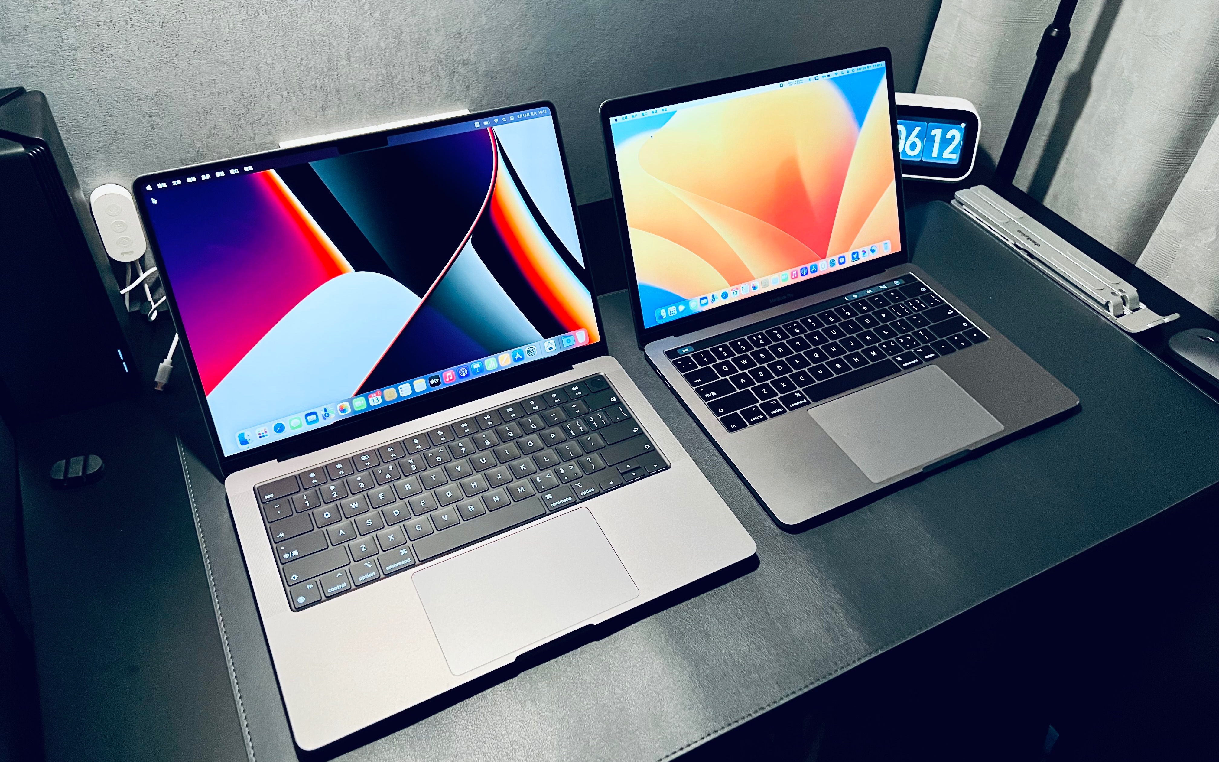 【暖男开箱】深空灰 2021款macbook pro新机开箱!标配版.m1pro芯片!