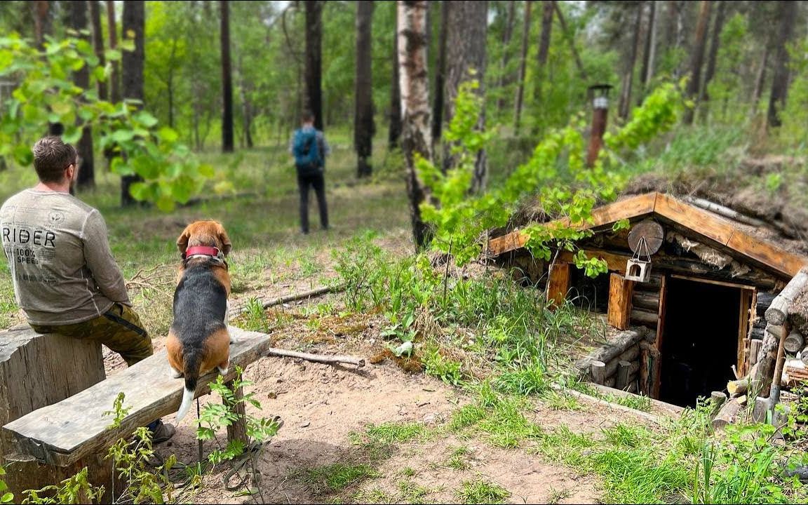 [图]进入我的森林防空洞，把里面收拾修缮一番，居住起来还是那么奢华