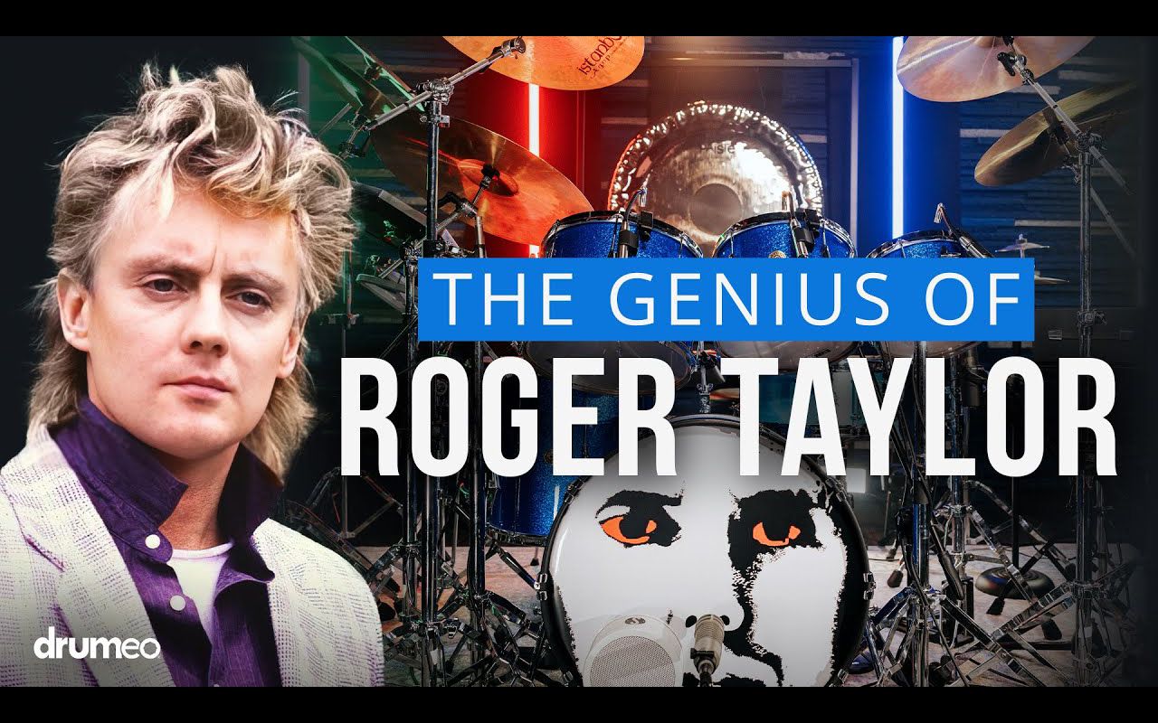 【Roger Taylor】罗杰泰勒天才在哪?皇后乐队鼓手的风格与技巧分析哔哩哔哩bilibili