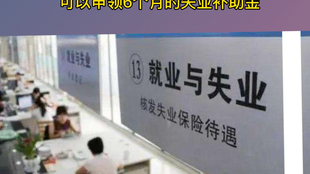 注意!甘肃这两类人可以申领6个月失业补助金哔哩哔哩bilibili