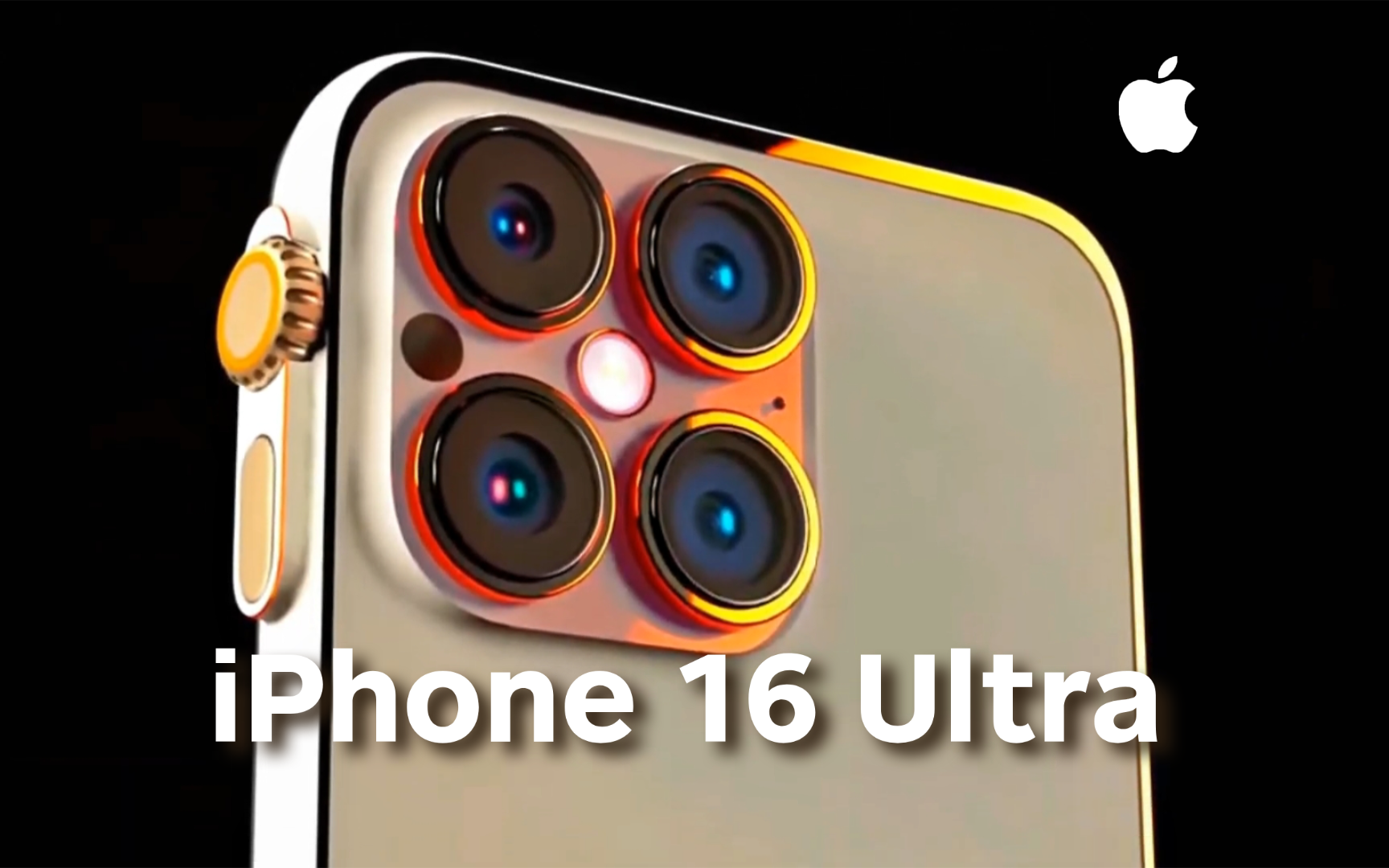 最强苹果!【iPhone 16 Ultra 概念设计!】侧边旋钮!弧形边框!无敌A18!矩阵四摄!哔哩哔哩bilibili