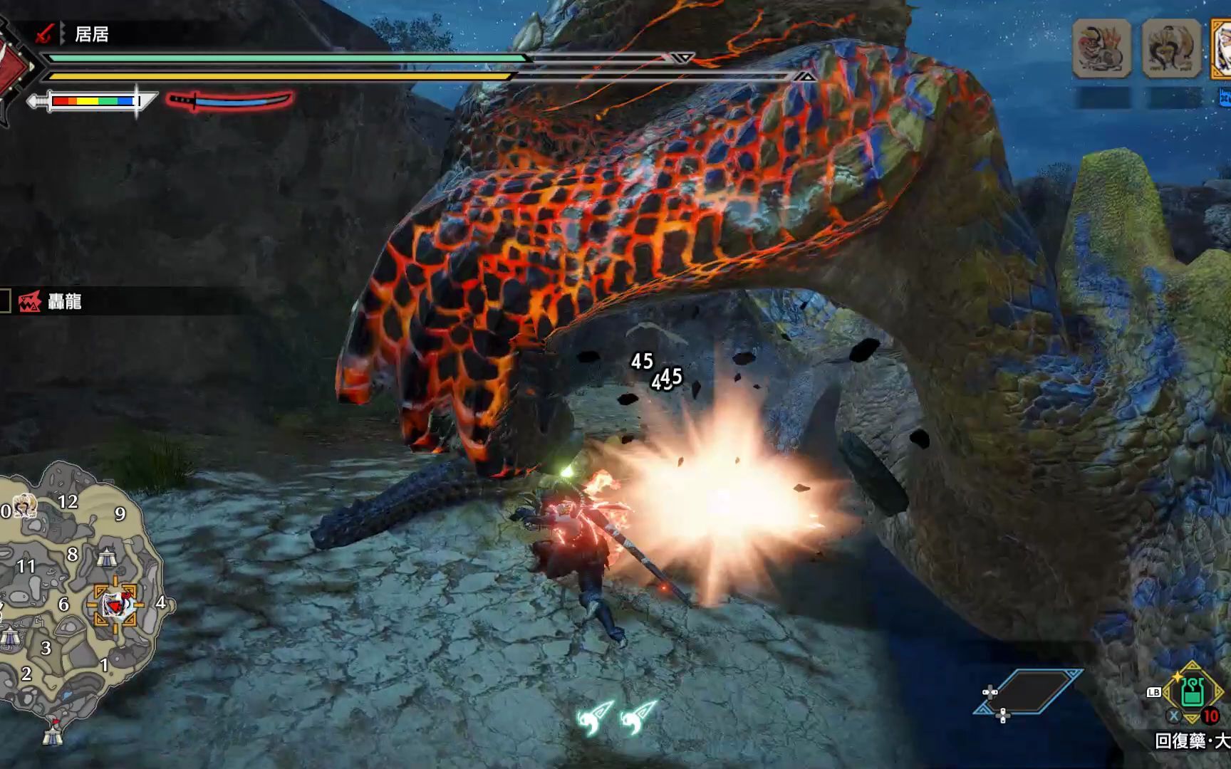 活动  轰龙部分招式太刀应对处理(字幕讲解)