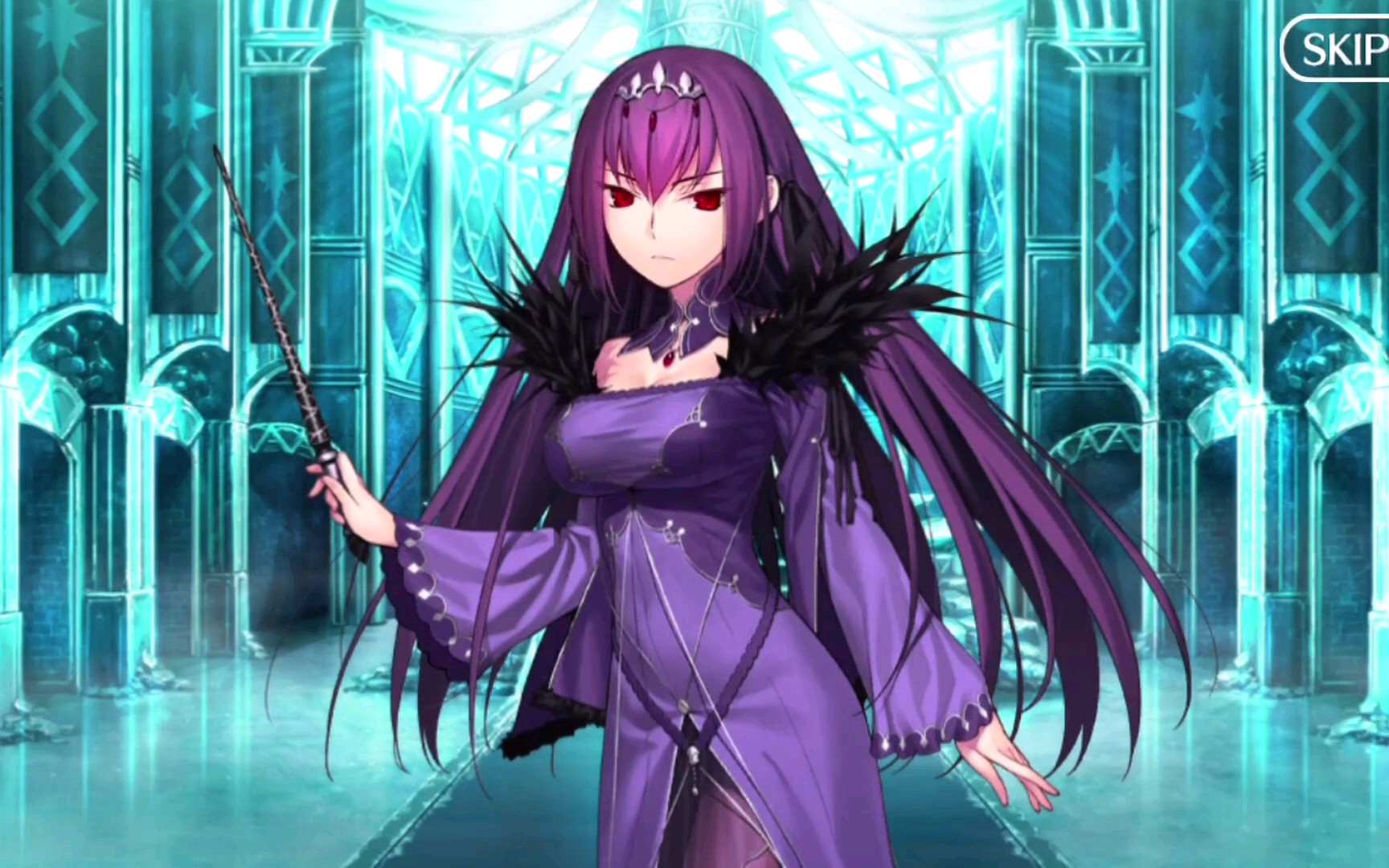 【fgo】caster 斯卡哈=斯卡蒂 情人节语音(60fps)_哔哩哔哩 (゜-゜)つ