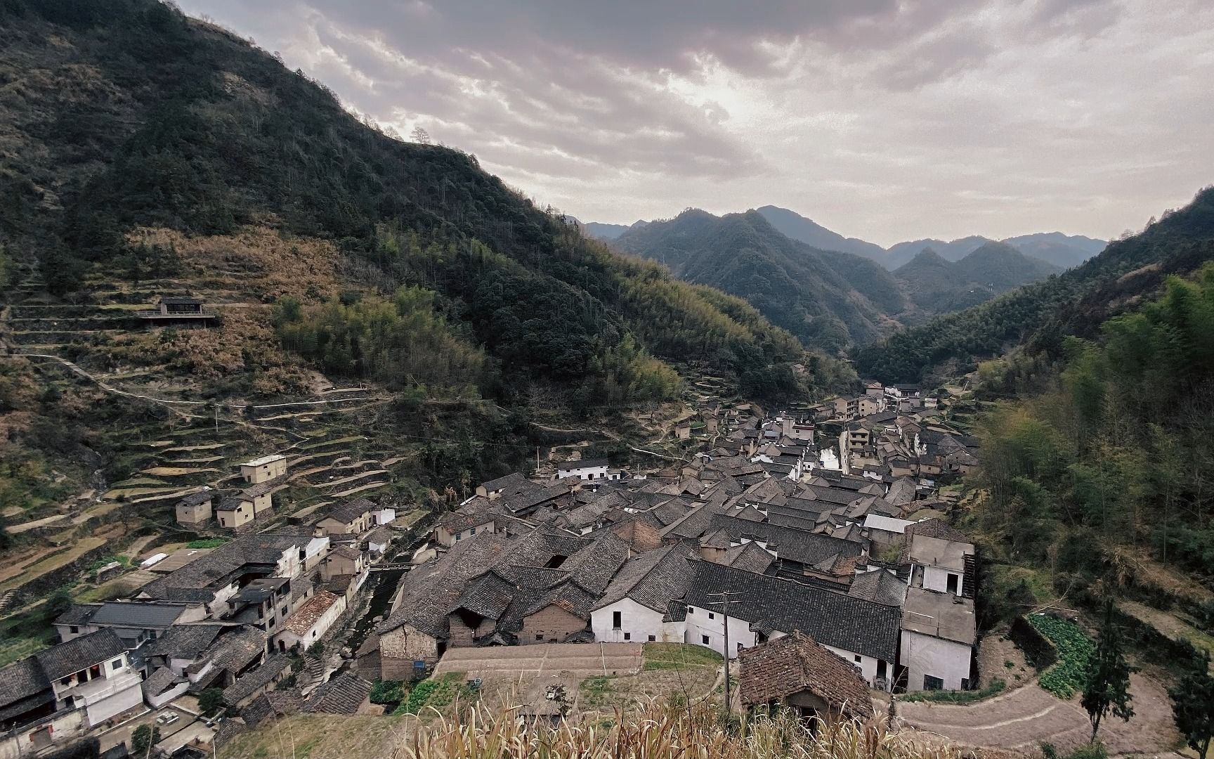 武义附近一个保留完整的古村庄--山下鲍村