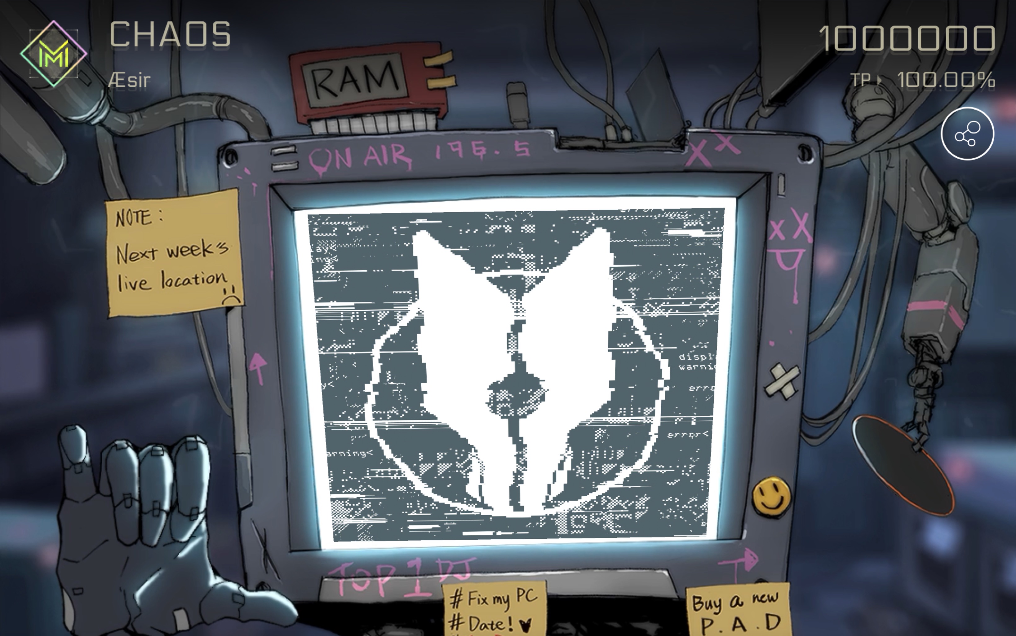 【cytus2】robo_head简单5 chaos 收歌