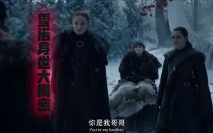 雪诺：和这些妹妹们在一起，我身世秘密藏不住了！