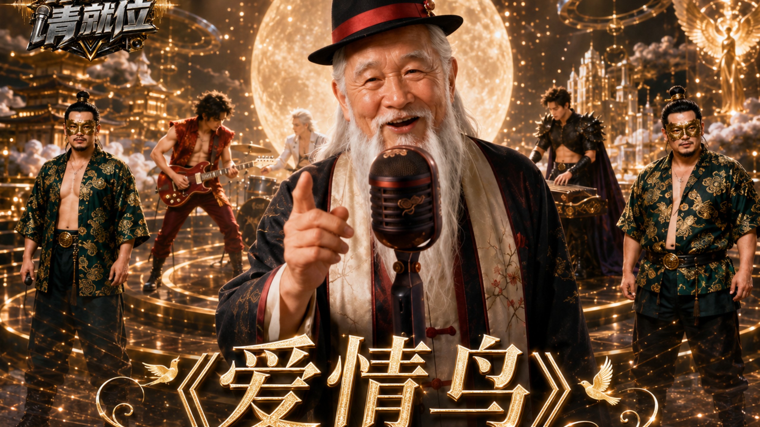 神话界顶流月老出道，一首《爱情鸟》唱嗨全场，红线撒不停