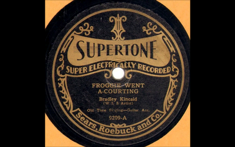 froggie went a-courting-bradley kincaid