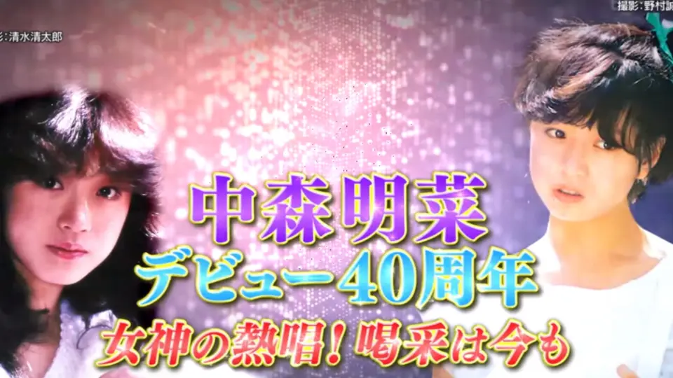 中森明菜「今夜、流れ星」告知ポスターB2