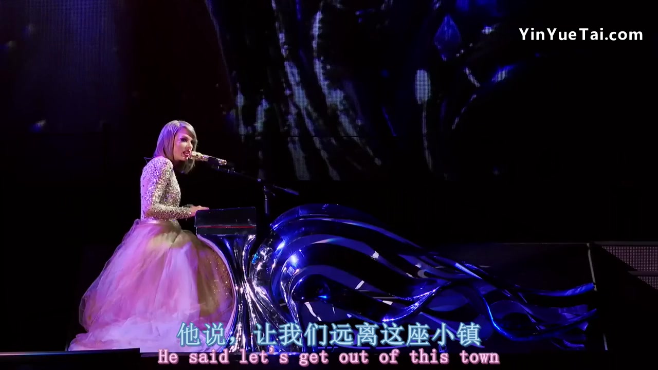 [图]【Taylor Swift】Wildest Dream & Enchanted (The 1989 World Tour Live) 现场版 中英字幕