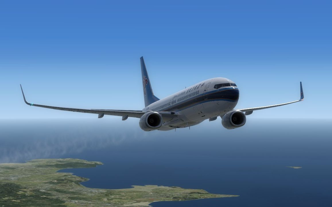 p3d驾驶南航波音737800超短途虚拟航线飞行大连周水子国际机场zytl