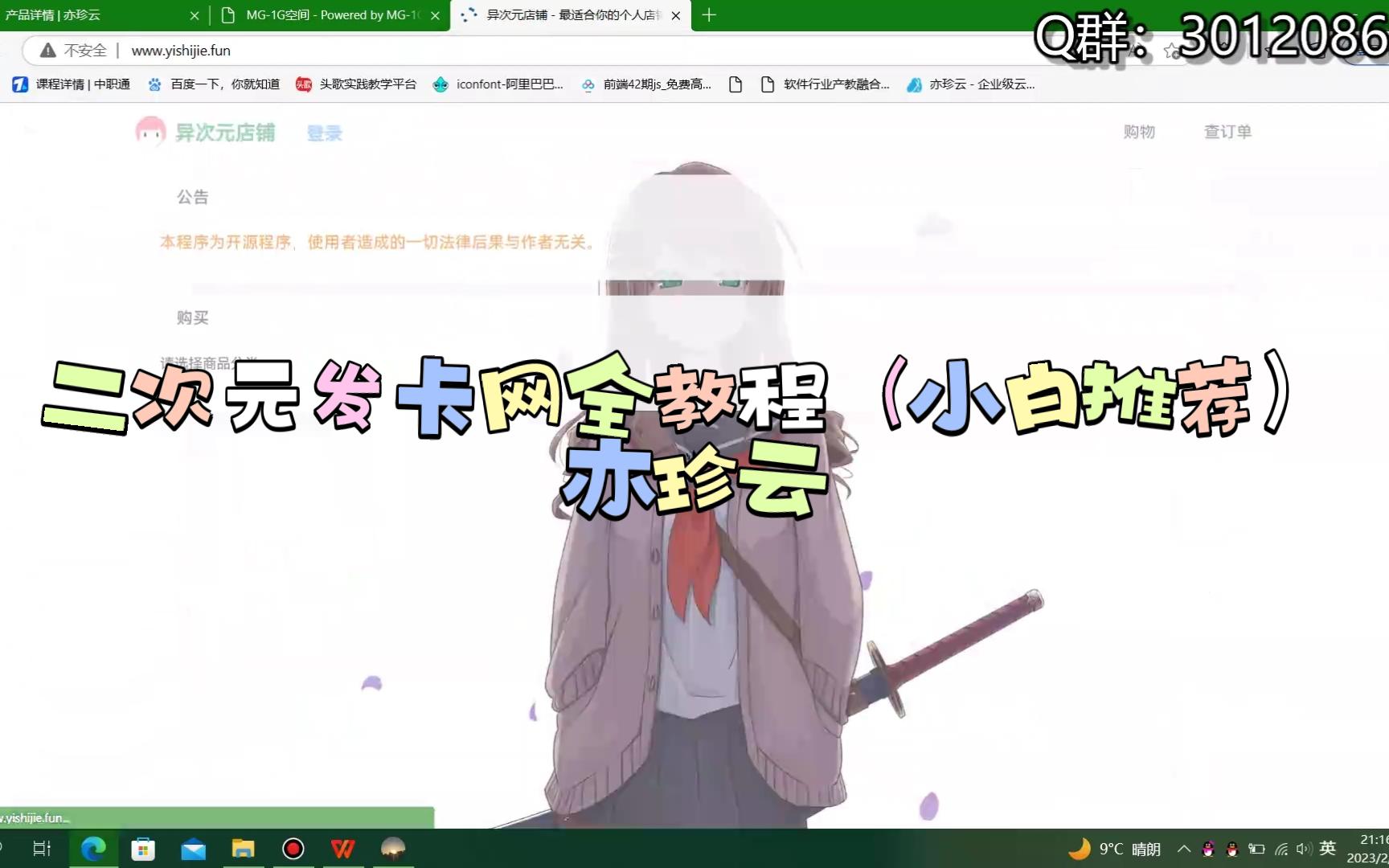 二次元发卡网搭建教程 (小白推荐)哔哩哔哩bilibili