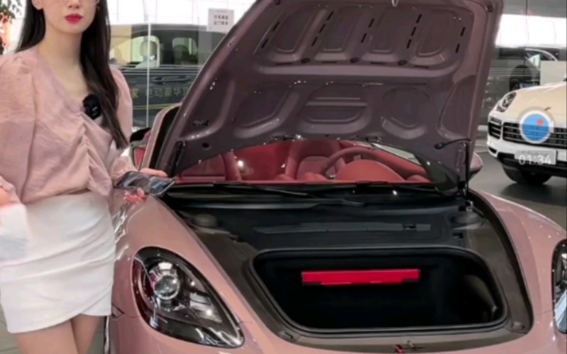 合肥包河保时捷美女主播凡凡高跟凉鞋性感讲车