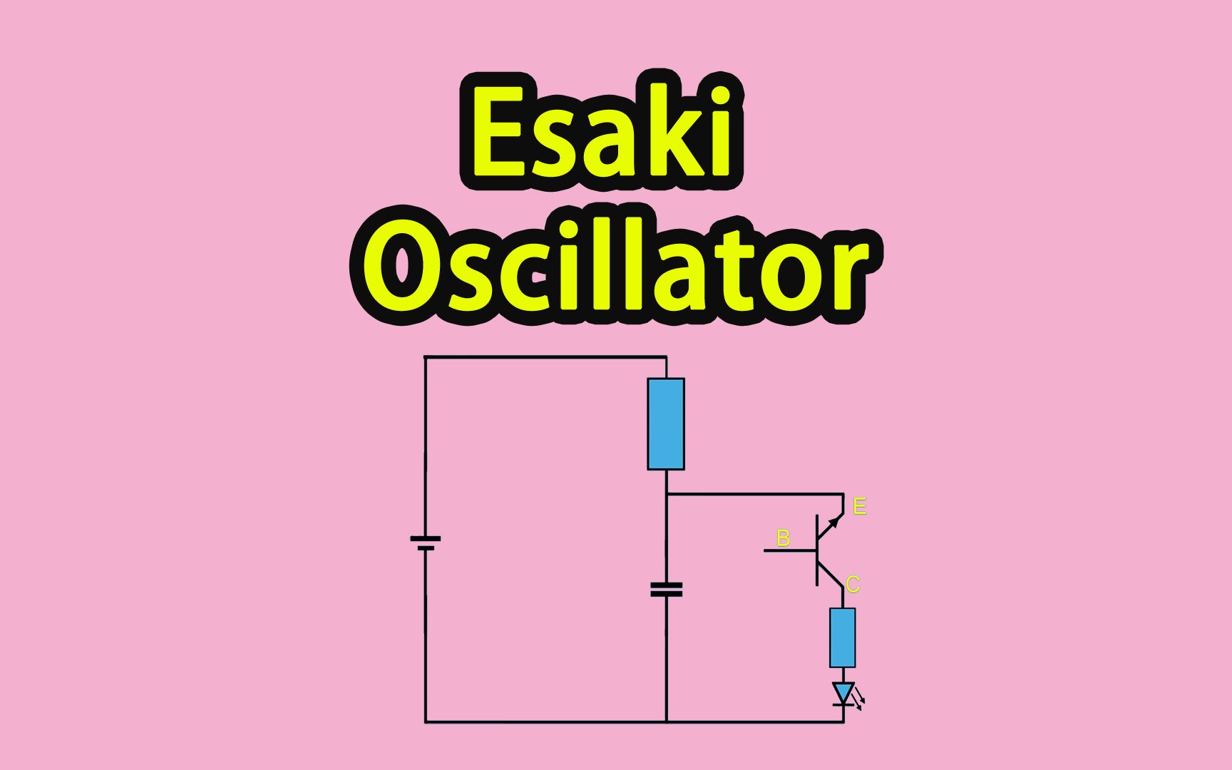 [图]《菜鸟电路解析》026-Esaki Oscillator 经典单管振荡电路解析-Neo