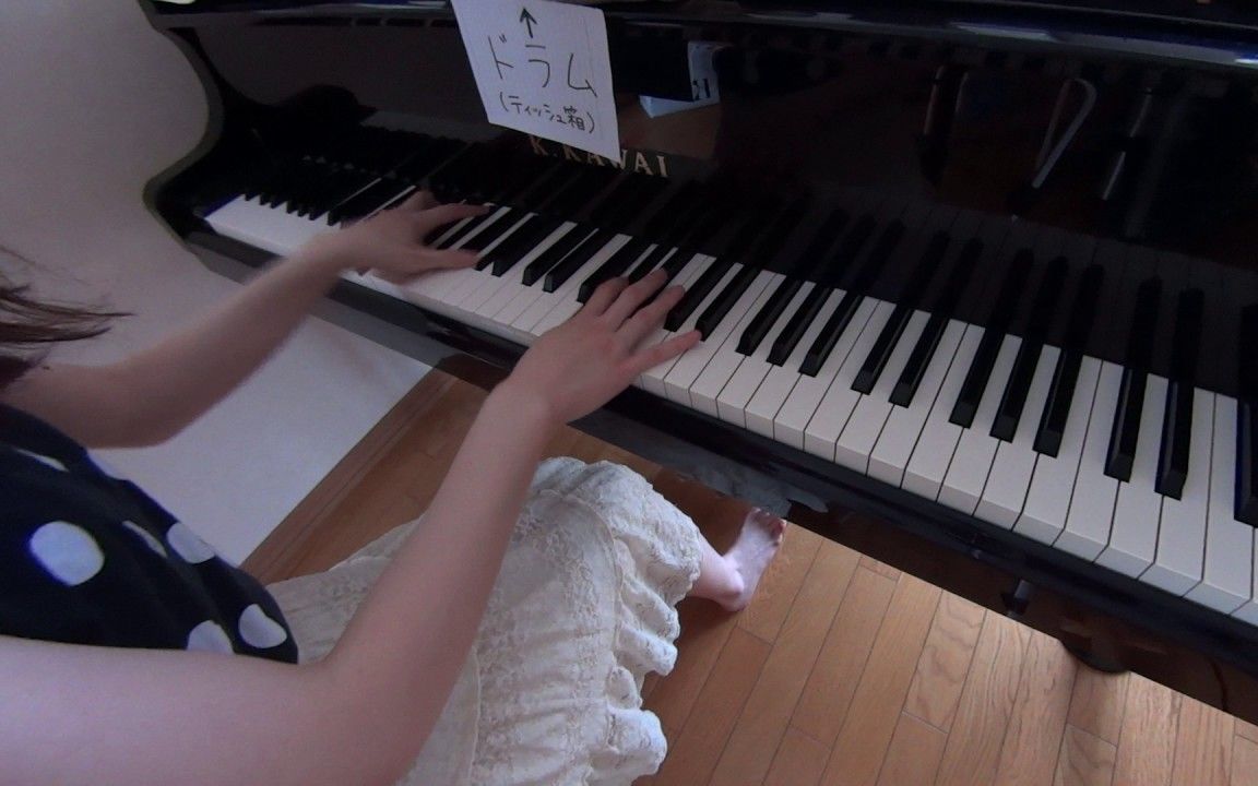 【钢琴】血界战线ed 赤脚小姐姐耳copy演奏