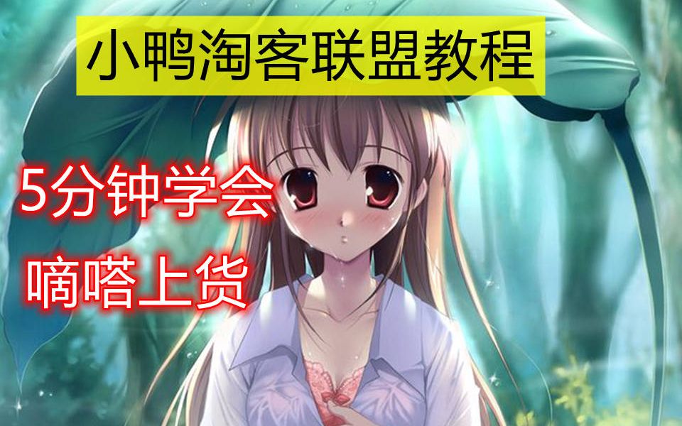 淘宝无货源模式怎么上货?嘀嗒上传助手了解一下?哔哩哔哩bilibili