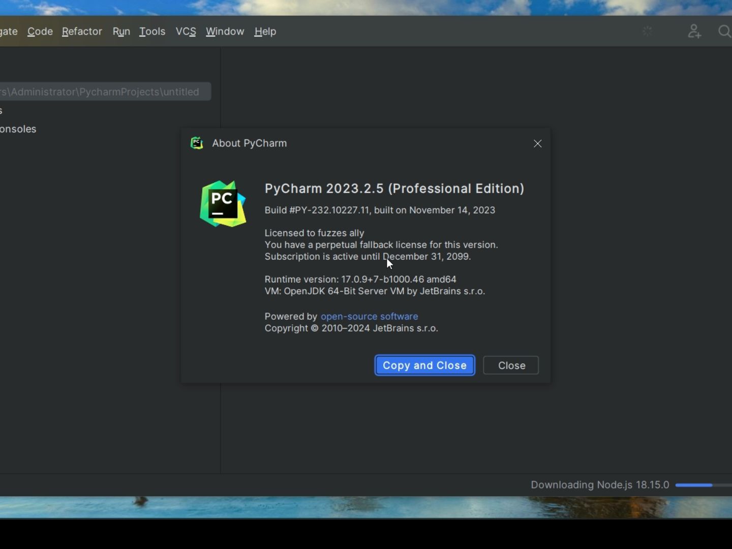 【附激活码】pycharm专业版如何白嫖?pycharm安装激活教程,一键激活