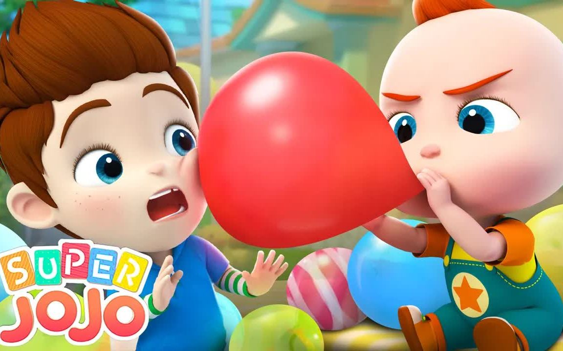 【SuperJoJo英语儿歌】Surprise Balloons Song 惊喜气球之歌 Learn Colors 学习颜色歌 英文童谣 | 幼儿英语哔哩哔哩bilibili