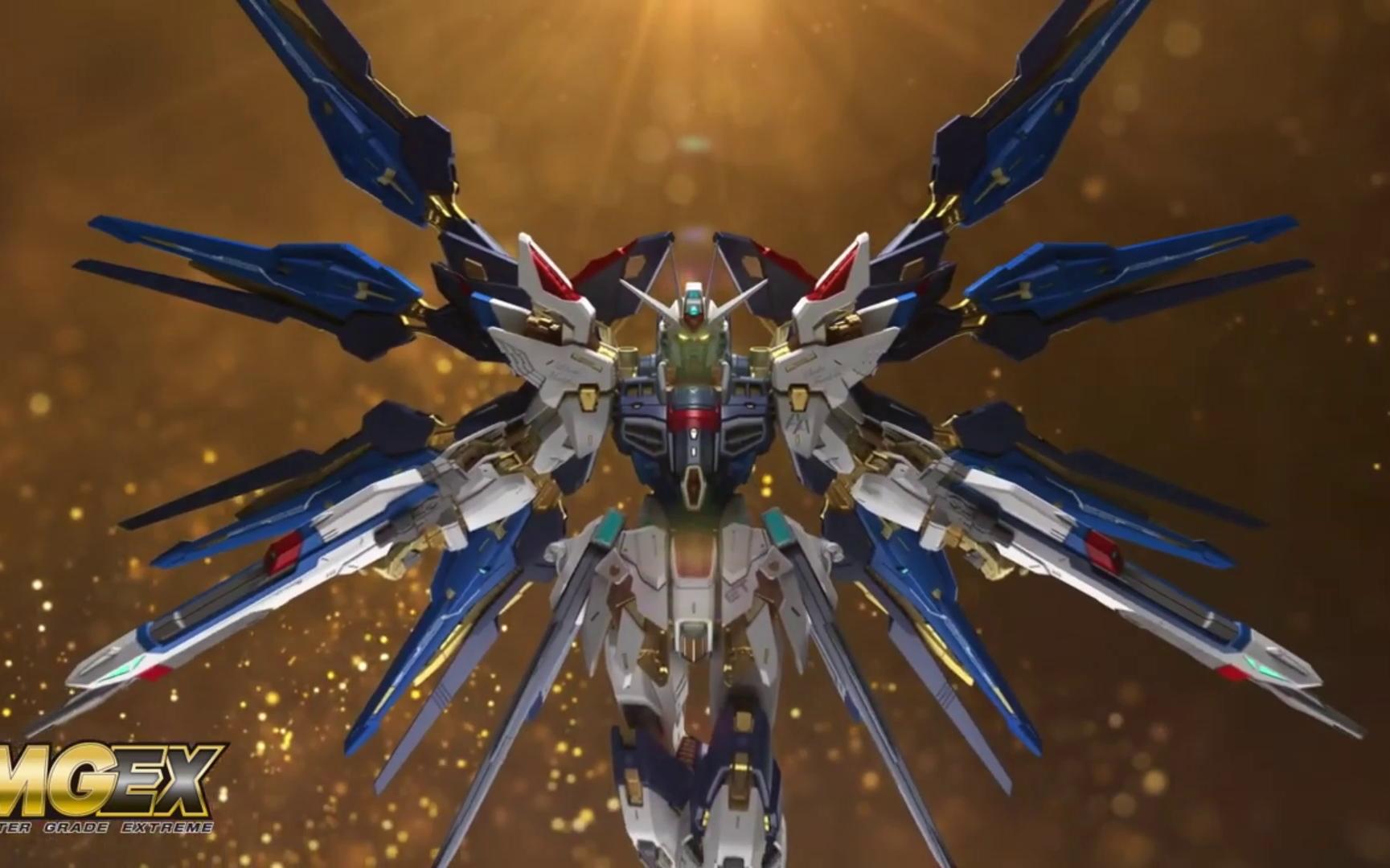 【高达】万代mgex1/100强袭自由第二弹展示pv