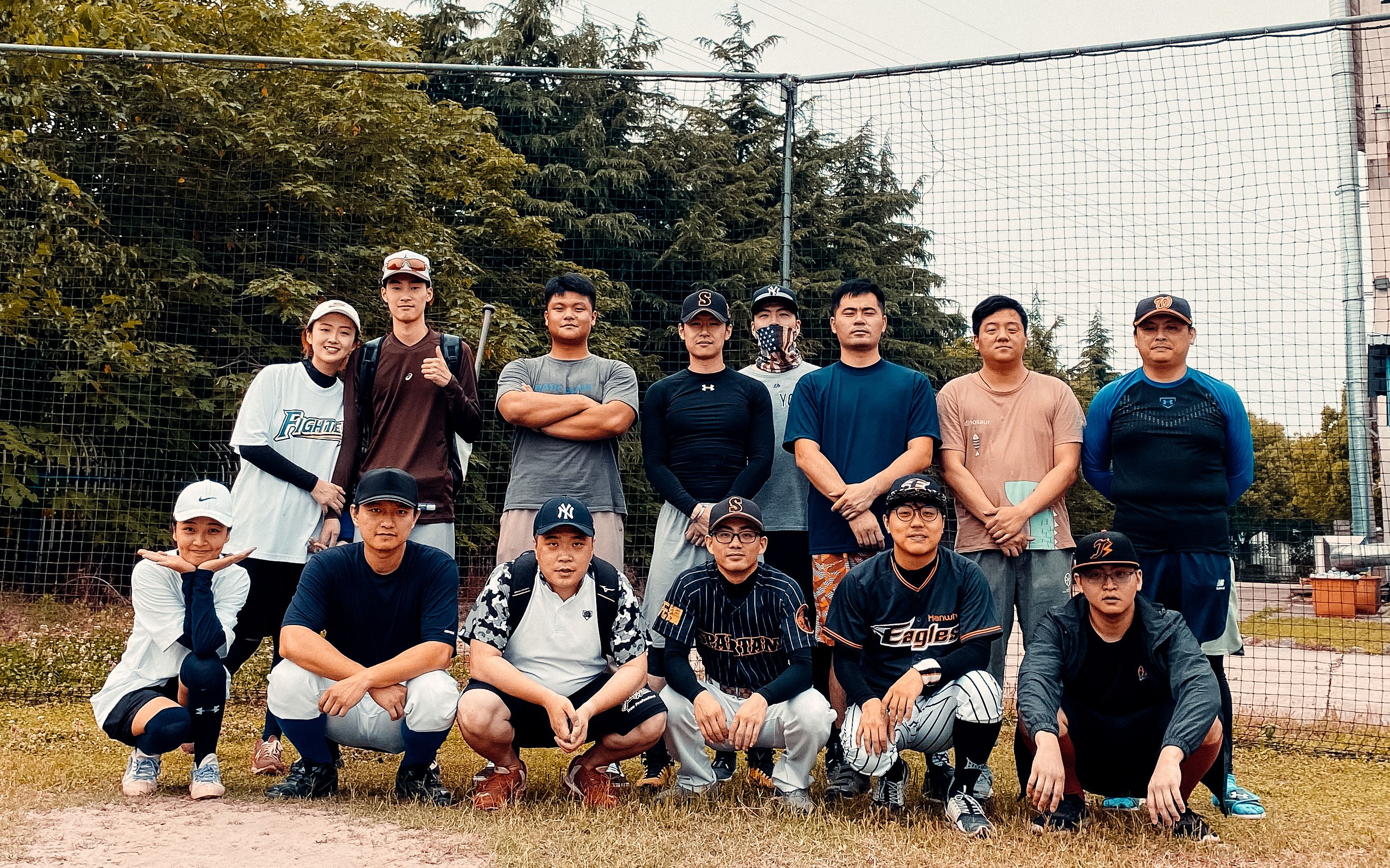 无锡斯巴达人棒球俱乐部2020首次合体棒球训练