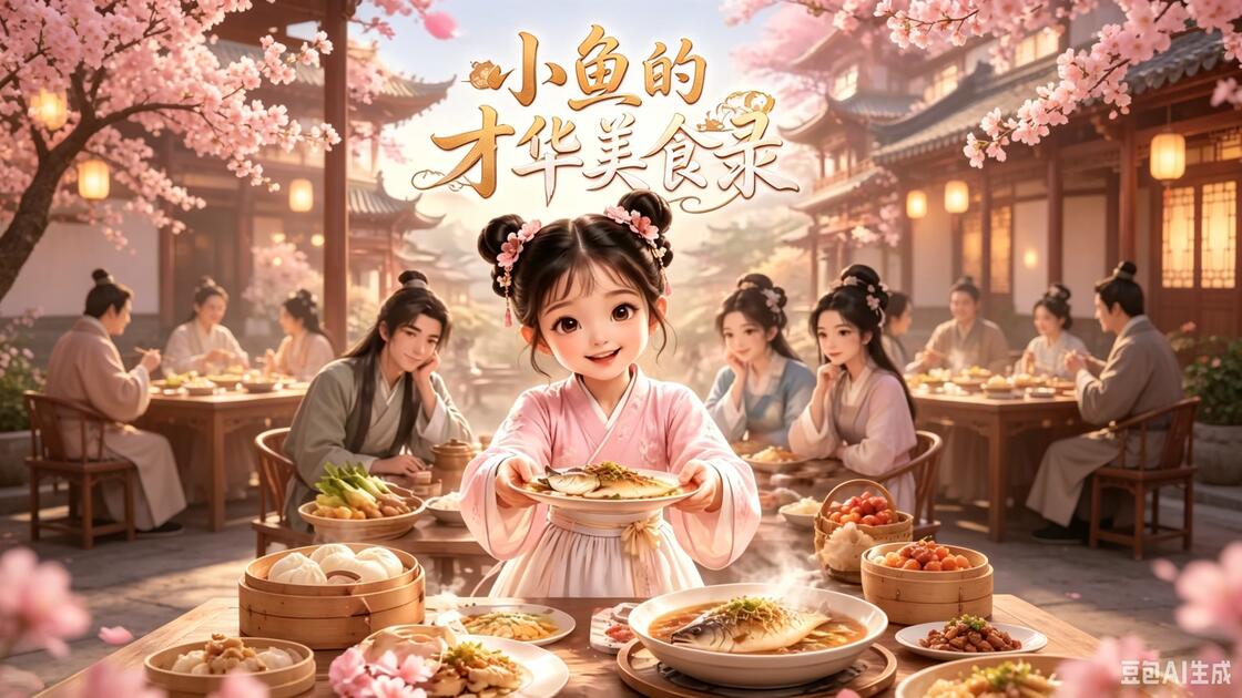 宁小鱼的才华美食堂(169集)AI短剧