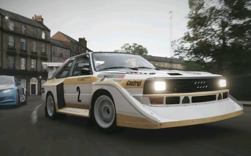 活动  地平线4:奥迪传奇拉力赛车 quattro s1 原厂调试第一视角