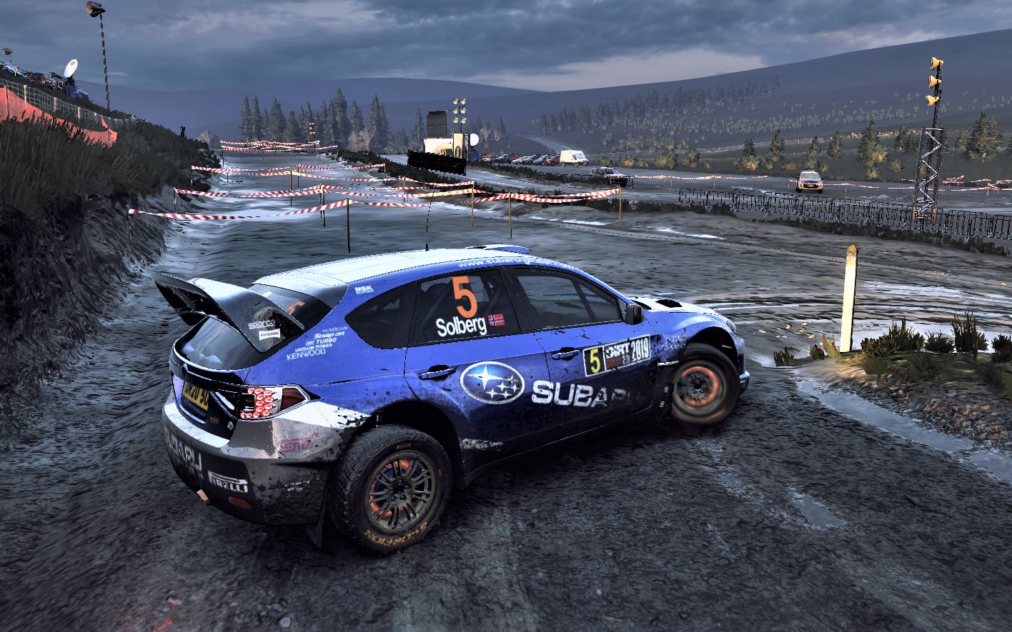 [图]DiRT Rally 2.0（P6调教参考）2000CC斯巴鲁漂移机器征服威尔士湿滑林道，六挡车细腻动力分配，逮虾户，极限漂移，WRC，尘埃拉力