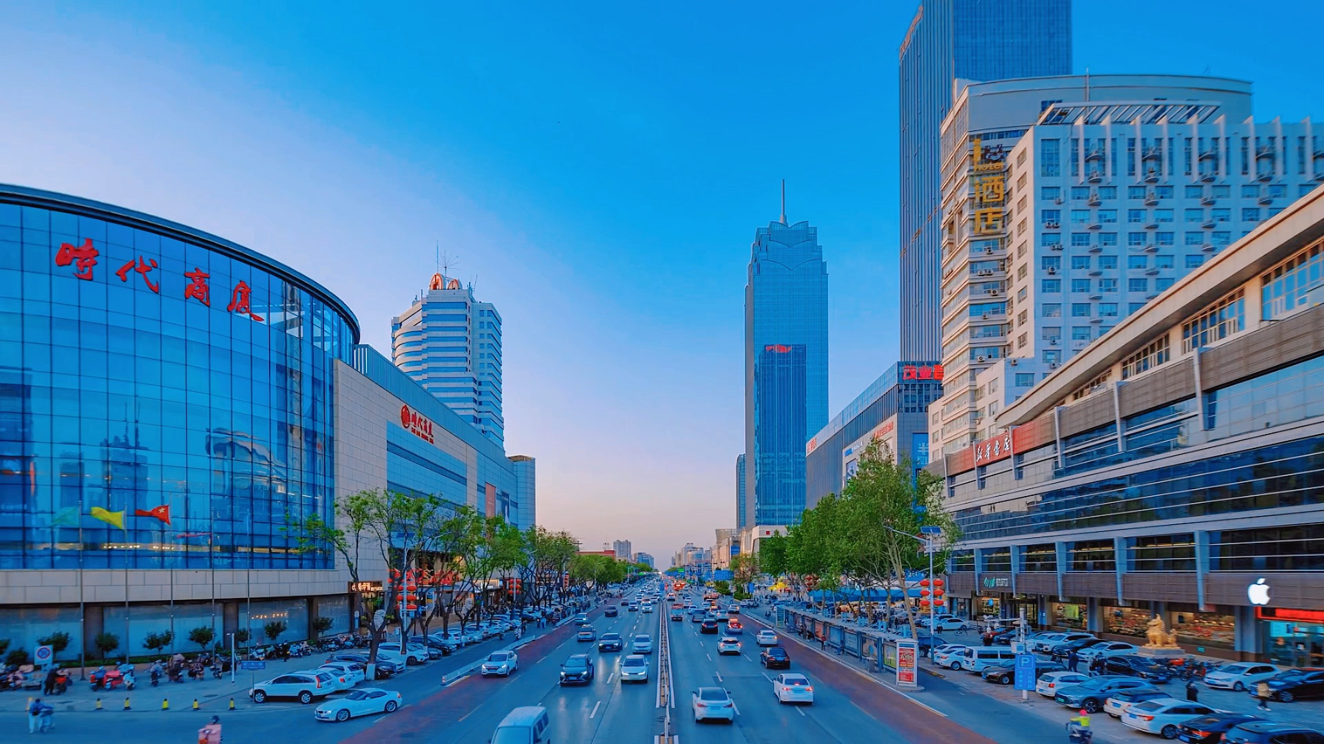 河北保定商业街 万博商圈