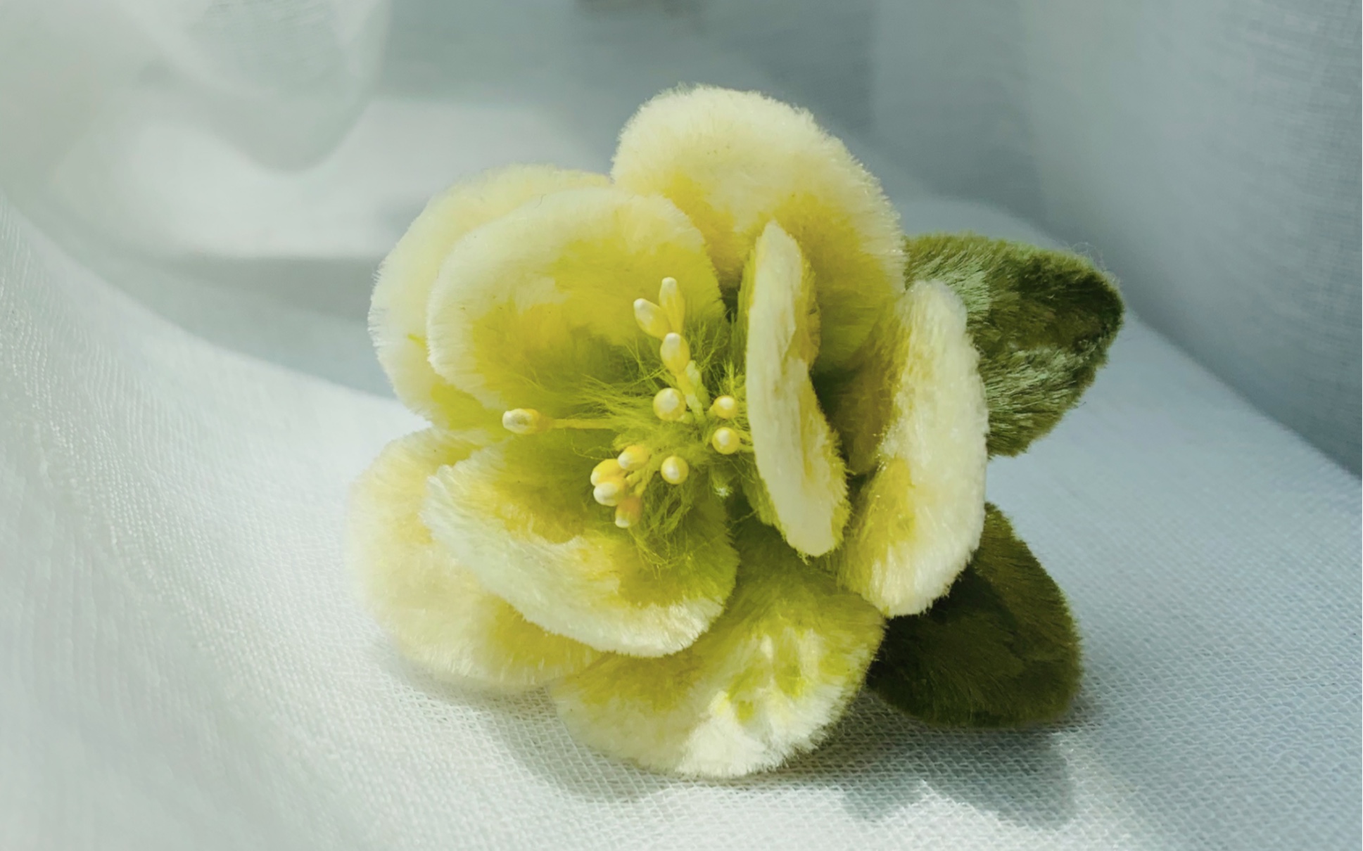 非遗绒花教程电动橡皮搓绒条的高效技巧