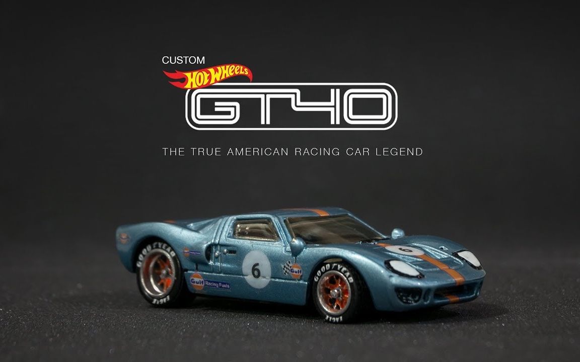 【tolle garage】改装风火轮 hotwheels 福特ford gt40 gulf 海湾石油