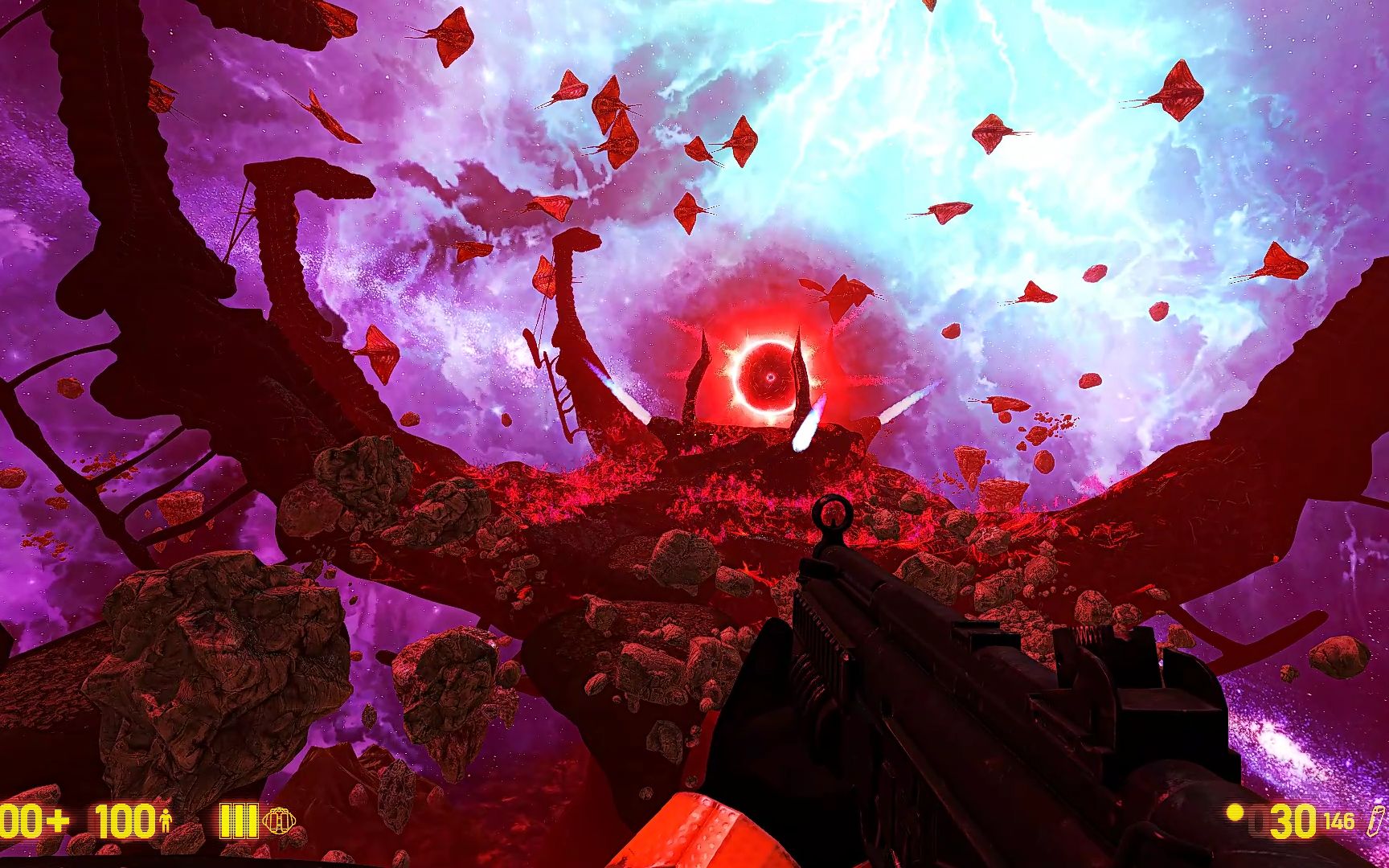 【黑山起源】调整了n卡滤镜后的xen太美了!