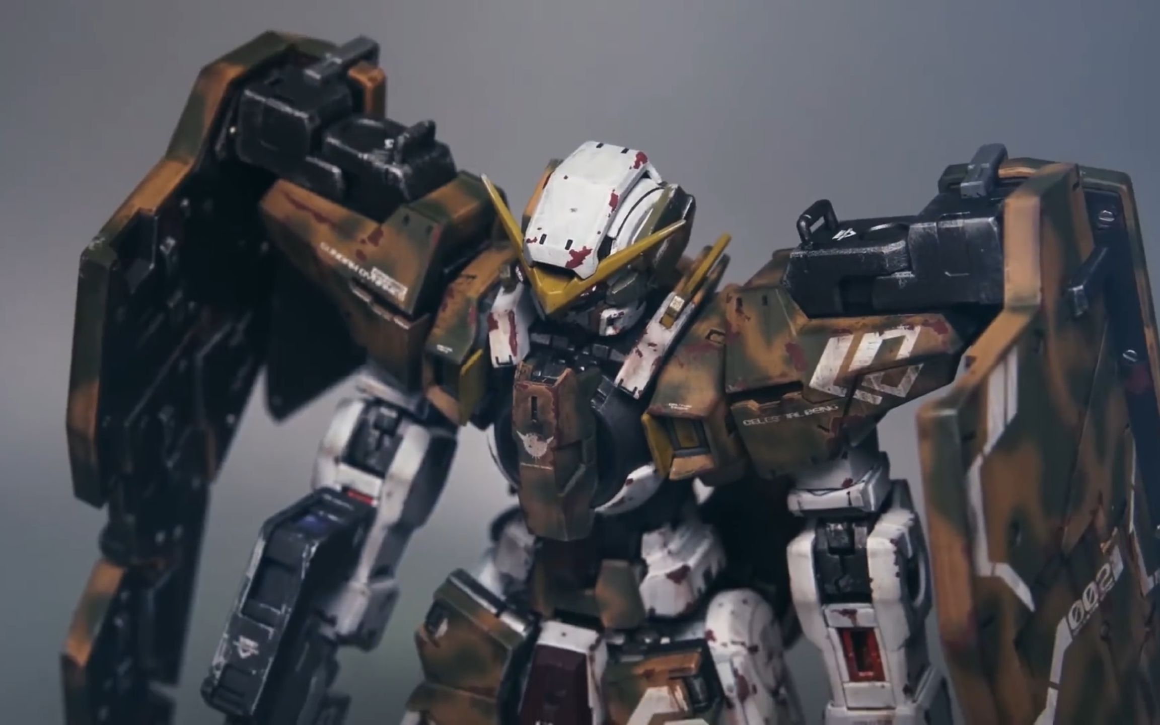 musasinoplamode00高达diy喷漆战损中文字幕p1