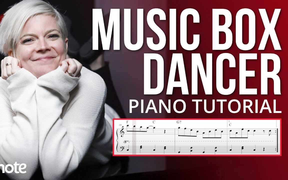 [图]Music Box Dancer Easy Version Piano Tutorial | Pianote