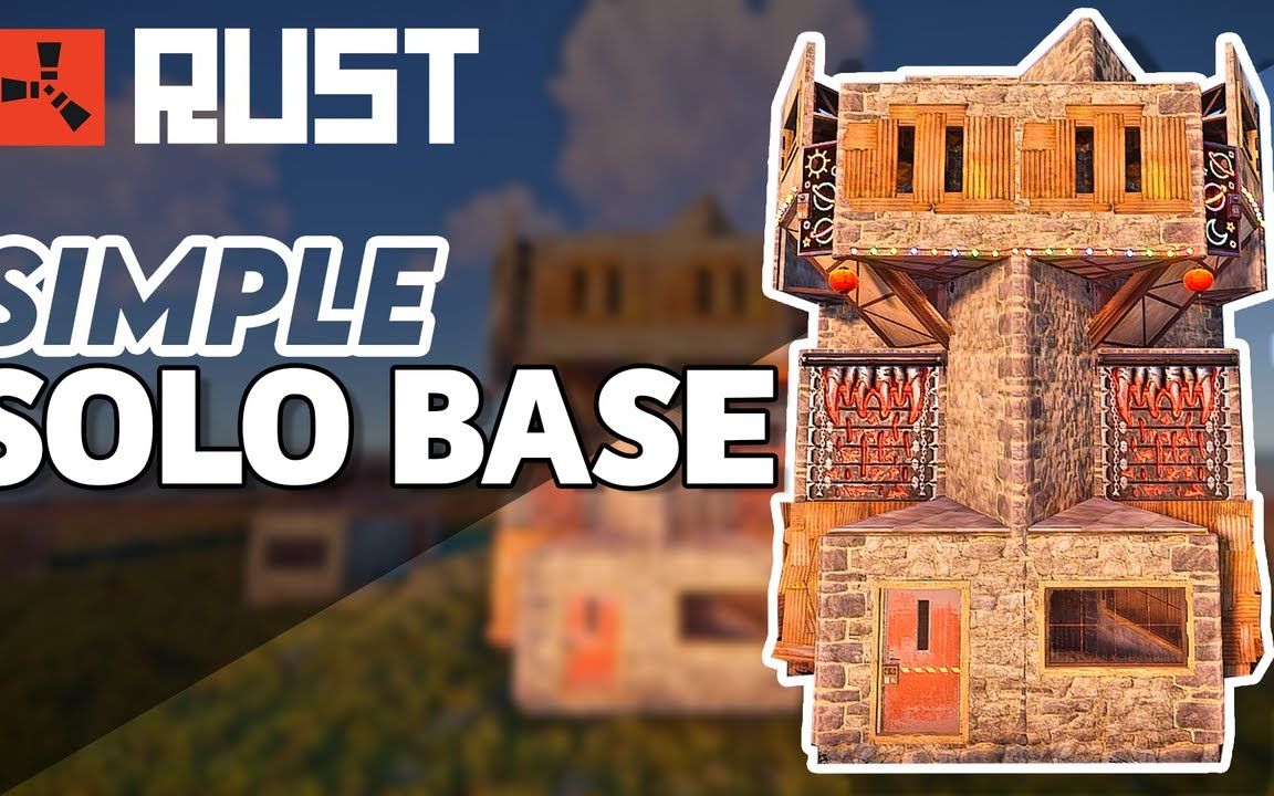 rust-建筑教学 下沉式斜屋顶 独狼基地设计