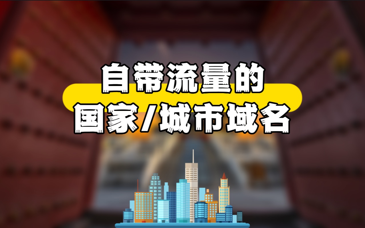 自带流量的国家/城市域名,这些故事你了解多少?哔哩哔哩bilibili