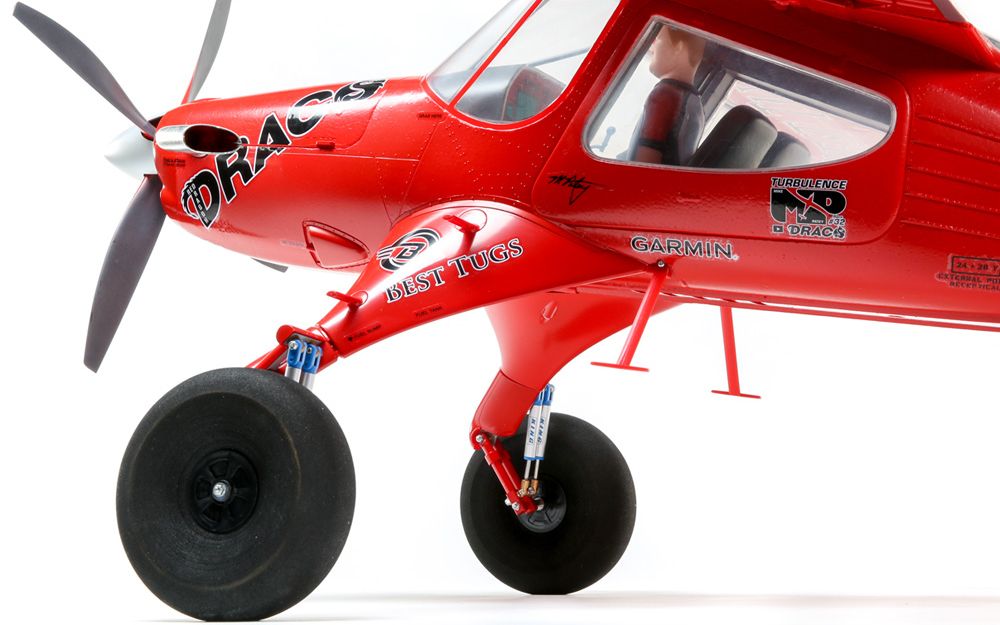 最像真的全功能rc越野飞机航模 地平线draco 2.0m